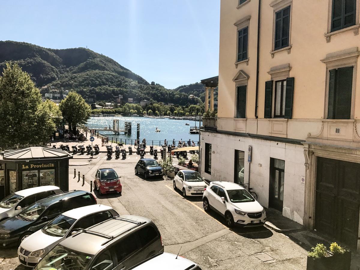 Bed On The Lake Como Monolocale Vista Lago Bagian luar foto